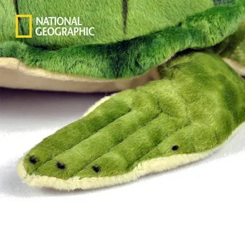 National Geographic super žalia pliušinis lėlės vėžlys super minkštas ir kawaii įdaryti vėžlio kūdikių