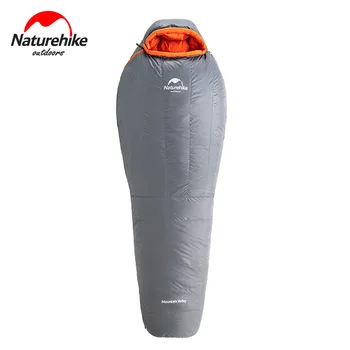 Naturehike 2020 naujos Žąsų Žemyn miegmaišį Ultralight Kompaktiškas Kempingo miegmaišis Vandeniui Mumija Žiemos Lauko miegmaišį