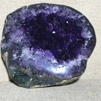 Natūralus Agatas Geode Kvarco Kristalo Pavyzdys Namo, Buto Apdailos Akmenų Ir Kristalų Reiki Healing Ametistas