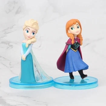Naujas 1set Disney Sušaldyti 2 Sniego Karalienė Elsa Anna PVC Veiksmų Skaičius, Olaf Kristoff Sven Anime Lėlės Figūrėlės Vaikams, Žaislas Vaikams Dovanų