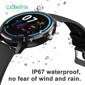 Naujas Gearvita DT56 Smart Watch Moterų IP67 atsparus Vandeniui Širdies ritmo Monitorius Kraujo Spaudimo Deguonies Fitness Tracker Sporto Smartwatch