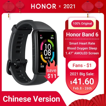 Naujas Huawei Honor Band 6 Smart Apyrankė 1.47