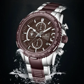 Naujas NAVIFORCE Prabangos Prekės ženklo Vyrai Žiūrėti Karinės Sporto laikrodžiai Mens Vandeniui Vyrų Laikrodis Kvarcinis Laikrodis Relogio Masculino 2020 m.