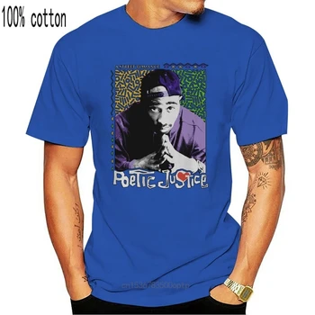 Naujas Poetinis Teisingumas 2 Pac Mens 1993 Classic Vintage Marškinėliai