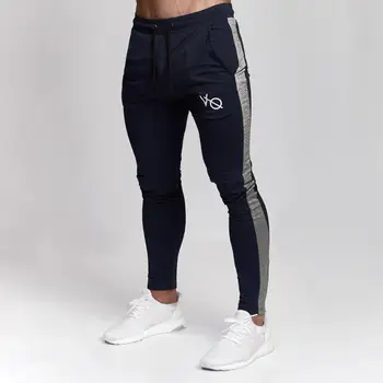 Naujas Sporto Kelnės Jogger Kelnes Medvilnės Streetwear Mados vyriškos Kelnės Atsitiktinis Slim Sujungimas Kelnes Prekės Gimnastikos Fitneso Vyrų Drabužiai.