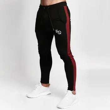 Naujas Sporto Kelnės Jogger Kelnes Medvilnės Streetwear Mados vyriškos Kelnės Atsitiktinis Slim Sujungimas Kelnes Prekės Gimnastikos Fitneso Vyrų Drabužiai.