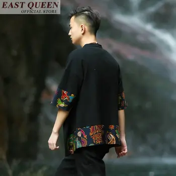 Naujas atvykimo 2019 tradicinės kinų drabužių vyrams kinijos interneto rinką shang hai tango Tradicinės kinų marškinėliai FF397 A