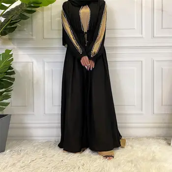 Naujausi Aukštos Kokybės 2 dalių komplektas Suknelė Už Musulmonių Moterų Apdaras Femme Hiver Mados Gražus Musulmonų Suknelė Moterims Musulman Ansambliai