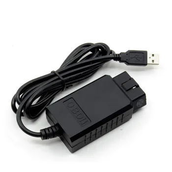 Naujausias ELM327 USB V1.5 OBD2 Automobilių Diagnostikos Skaitytuvas ELM 327 1.5 V OBD 2 OBDII Sąsaja KOMPIUTERIO Pagrindu Auto Diagnostikos Įrankis, OBD-II Scan
