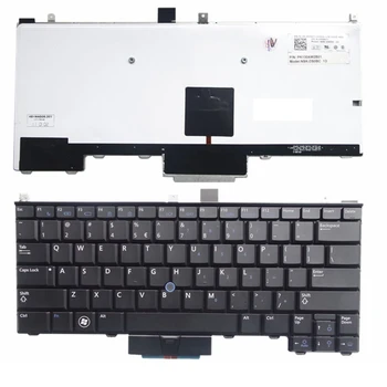 Naujoji Klaviatūra DELL Latitude E4310 MUMS nešiojamojo kompiuterio klaviatūra su Apšvietimu
