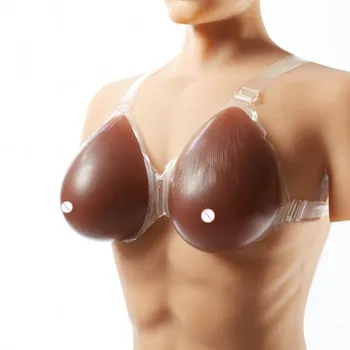 Naujos juodos ašaros formos silikono netikrą krūties vyrų su CD cross-dressing netikrų krūtų formos krūties protezas drag queen