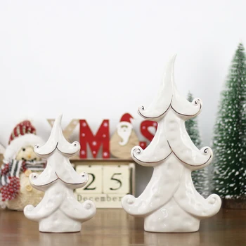 Naujosios Europos Baltos Keramikos, Medžio Tuščiaviduriai Žvakių Laikiklis Porceliano, Medžio Statulėlės Namų Vestuvių Dekoravimo Kalėdų Dekoro Priedai