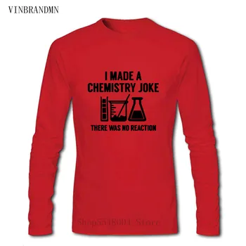 Naujovė Aš Padariau Chemija Pokštas Marškinėlius Vyrų Juokinga, Eksperimentas Nėra Reakcijos Medvilnės Mokslo Geek Laboratorija Ilgi Marškinėliai