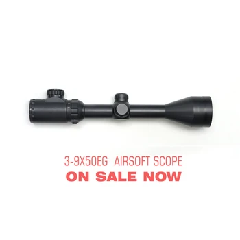 Nemokamas Pristatymas 3-9X50EG airsoft taikymo sritis Medžioklės Akyse riflescope .22 BBgun apimtis dažasvydis akyse