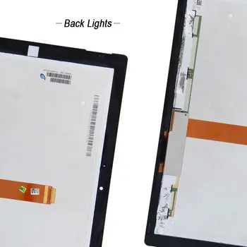 Nemokamas Pristatymas Microsoft Surface 3 RT3 1645 skaitmeninis keitiklis Jutiklinio Ekrano Lcd Ekranas Asamblėjos Pakeitimo