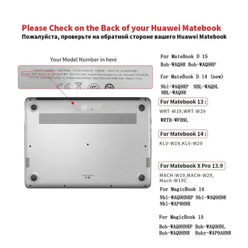 Nešiojamas Atveju Huawei Honor Magicbook 14 Matinis Aišku, Sunku, Korpuso Dangtelis Garbę Magicbook 15 colių D 14 D 15 2019 2020 Atvejais