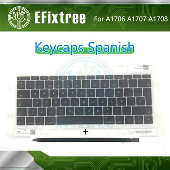 Nešiojamas Pakeitimo ispanijos SP A1706 A1708 A1707 Klaviatūros Klavišus Keycaps Keycap 