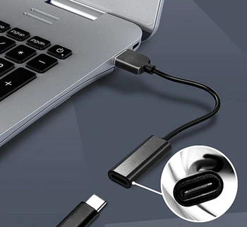 Nešiojamojo kompiuterio Maitinimo Adapterio Kabelis USB Tipo C Moterų Kvadratinių Patarimas Male Kištuko Keitiklį Lenovo Thinkpad USB C Kabelio Laido