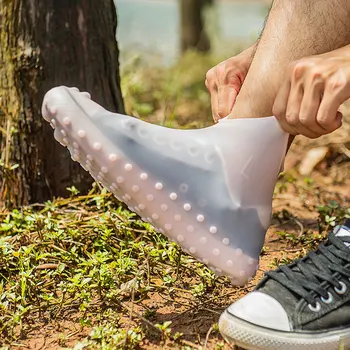 Nešiojamų Silikono batų padengti vandeniui lietaus įrodymas ir slysti įrodymas, batų padengti kelionės lauko batų protecter namų reikmenys