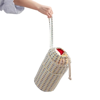 Nešiojamų Siūlai Saugojimo Krepšys Mezgimo Maišą Siūlų sruogų, sudarytų puošybinės Mezgimo Adatos