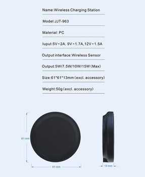 Nešiojamų Smart Žiūrėti USB Įkroviklio Laidą Magnetinio Wireless Charging Dock for iphone12 11 