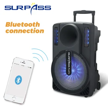 Nešiojamų USB Bluetooth Vandeniui Tv Karaoke Muzikos Garsiakalbis Lauko 10 Colių Garsas Garso Sistemos Namų Cenima įmontuotas Mikrofonas