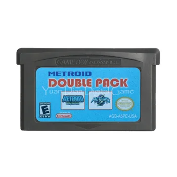 Nintendo GBA Žaidimų Kasetė Konsolės Kortelės Metroidd Serijos Double Pack JAV Versija