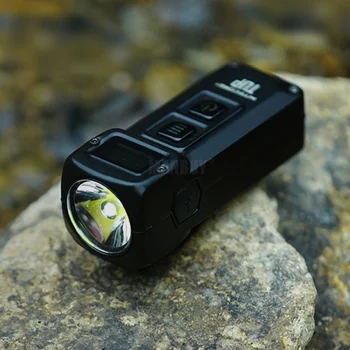 Nitecore TUP LED Pultelio Šviesos CREE XP-L HD V6 1000 LMs OLED Ekranas build-in 1200mAh Baterija, USB Įkraunamas Žibintuvėlis