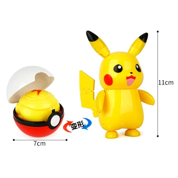 Originali TAKARA TOMY Pokemon Veiksmų Skaičiai Žaislai Anime Statulėlės Pikachu Charizard Mewtwo Squirtle Vaikams gimtadienio Modelis Lėlės