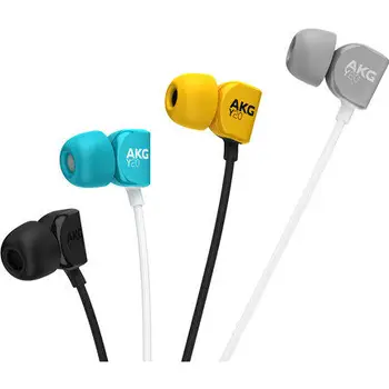 Originalus AKG Y20U In-Ear Laidinio Ausinės Laidą Valdymo pultas su Mikrofonu HIFI Ausinių Android/IOS/ 