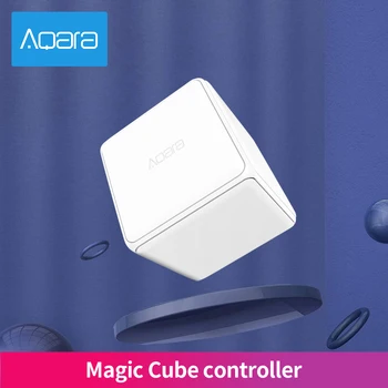 Originalus Aqara Magic Cube Valdytoju Šešių Veiksmų programą mi namų Zigbee Versija Kontroliuojamas Xiaomi 