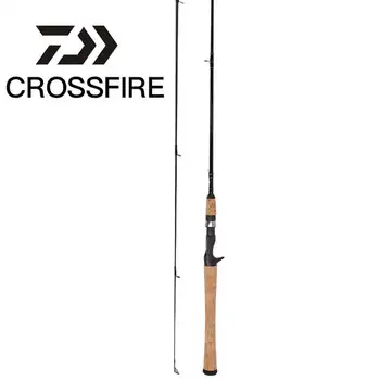 Originalus Daiwa Crossfire Verpimo Liejimo meškere Anglies Greito Veiksmo Suvilioti Lazdele Ul/M/MH Maitinimo 1.68 m/1.83 m/1.98 m/2.13 m