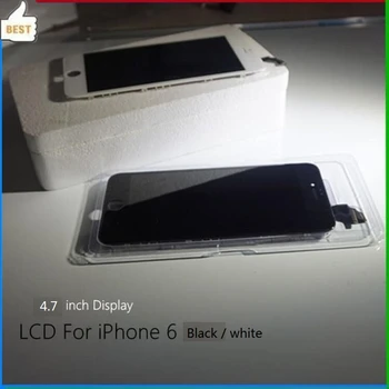 Originalus, Geras Ekranas Restauruotas LCD Ekranas iPhone 6 6s 7 8 SE 5S Juoda Balta Asamblėjos Pakeitimo įrankiais
