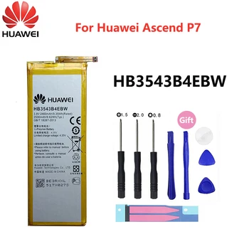 Originalus Hua wei P7 HB3543B4EBW 2460Mah Baterijos Pakeitimo li-baterija Huawei Ascend P7 L07 L09 L00 L10 L05 L11 Telefono