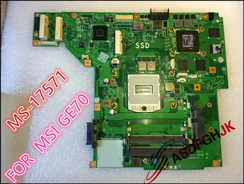 Originalus MS-17571 msi ge70 nešiojamojo kompiuterio pagrindinę plokštę su gtx765m gtx760M GT750M GTX850M GTX860M GTX950M Grafika Visiškai TESED GERAI