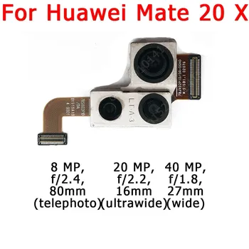 Originalus Priekiniai ir Galiniai Atgal Fotoaparatą, Huawei Mate 20 Pro Mate20 20Pro Pagrindinis Susiduria Kamera Modulis Flex Pakeitimo Atsarginės Dalys
