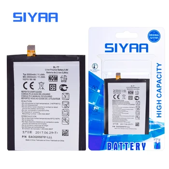 Originalus SIYAA BL-T7 Baterija LG Optimus G2 D802 D801 D800 LS980 VS980 Li-ion Baterija 3000mAh Replacment Mobiliojo Telefono Bateria