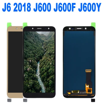 Originalus Samsung Galaxy J6+ J6 Plius 2018 J610 SM-J610F LCD Ekranas J6 2018 J600 J600F J600Y LCD Jutiklinis Ekranas Asamblėja