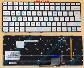 Originalus UK Klaviatūra HP Spectre 13-3000 13t-3000 13-3000ea klaviatūra su apšvietimu anglų