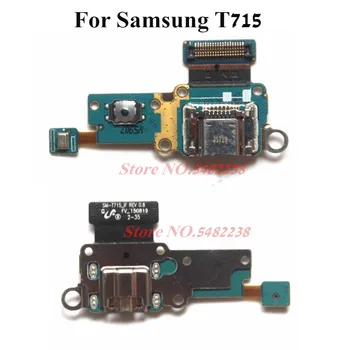 Originalus USB Įkrovimo Dokas Uosto Flex kabelis Samsung T715 SM-T715 T715C Įkroviklio kištuką valdyba Su Valdybos Mikrofonas