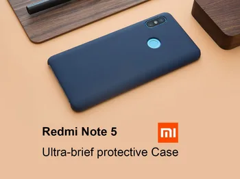 Originalus Xiaomi Redmi 5 pastaba atveju, Pasaulinė Versija note5 galinį dangtelį sunku kompiuteris + audinys minkštas vidinis pluošto atveju Redmi 5 pastaba pro atveju