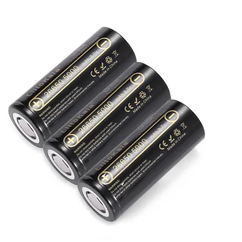 Originalus lii-50a liitokala 3.7 v 5000 mah 26650 bateria inr 26650-20a baterias recargables para linterna/microfono