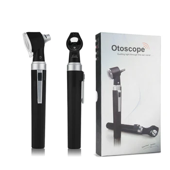 Otoscopio Diagnostikos Komplektas, Profesionalūs Medicinos Namų Gydytojas ENT Ausies Priežiūros Endoskopą LED Nešiojamų Otoscope Ausų Valiklį su 8 Patarimai