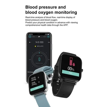 P8 pro DT35 Smart Žiūrėti EKG Širdies ritmo Monitorius Vandeniui Multi-sporto Rūšių 