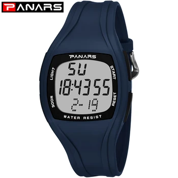 PANARS Sporto Žiūrėti vyriški Laikrodžiai 50M atsparumas Vandeniui Žadintuvas Chronografas LED Watch Vyras Skaitmeniniai Laikrodžiai Elektroninis Laikrodis Relojes