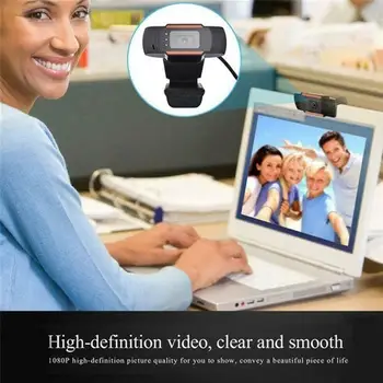 PC Camera Universalus Webcam USB 2.0 Interneto Baras Tyrimą, Kompiuterio Kamera, Built-In Mikrofono HD