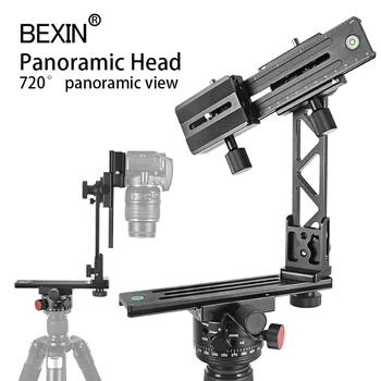 PH720A trikojo galvą mazgas indeksas plokštelės sukasi 360 laipsnių panorama galvos profesija nakties dangaus fotografavimo adapteris, skirtas dslr fotoaparatui