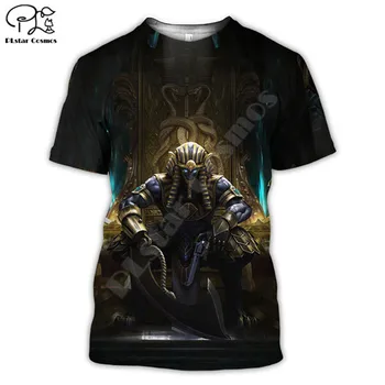 PLstar CosmosHorus Senovės Horo Egipto Dievo Akių, Egipto Faraonas Anubis veido 3dPrint T-shirt Vyrai/Moterys Unisex Streetwear S-8