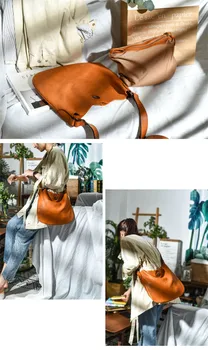 PNDME paprastas atsitiktinis minkštos natūralios odos moteriški krepšys mados retro prabanga natūralios karvės odos ponios gatvės pečių maišą