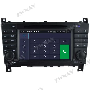 PX6 64G Android 10.0 Automobilio Multimedijos Grotuvo Mercedes/Benz W203 W209 W219 A-Klasės A160 GPS Radijas stereo Touch screen galvos vienetas